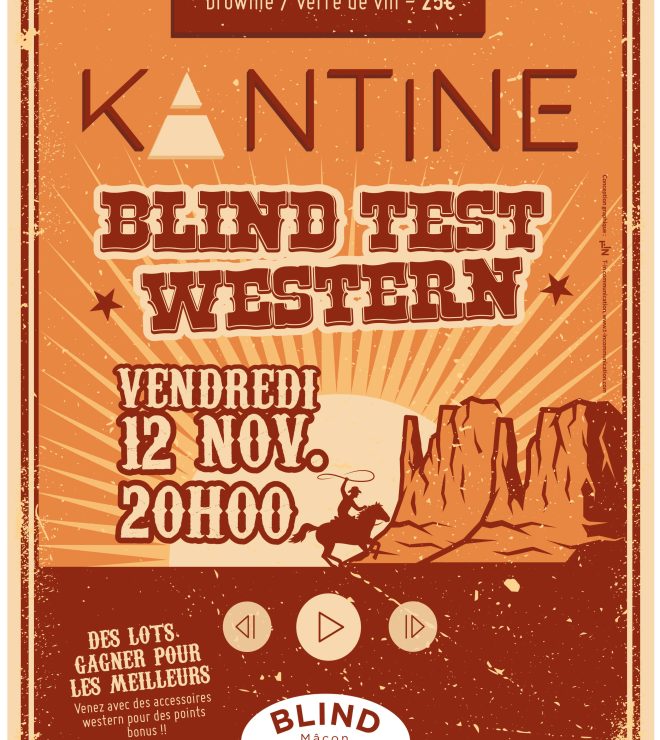 soirée blind test western